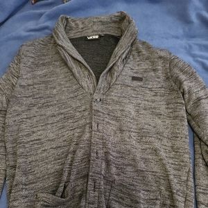 Men's Collared Cardigan